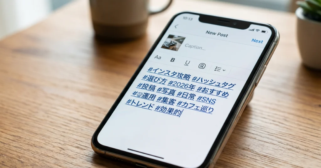 インスタのハッシュタグ付け方【2026】効果的な選び方とおすすめ45選｜意味ない説も解説